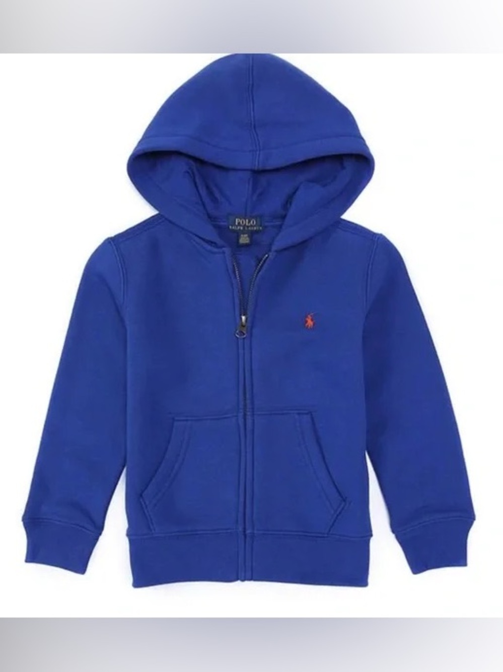Polo Ralph Lauren Toddler Hoodie 💙 Royal Blue‎ Fleece Pullover 2T